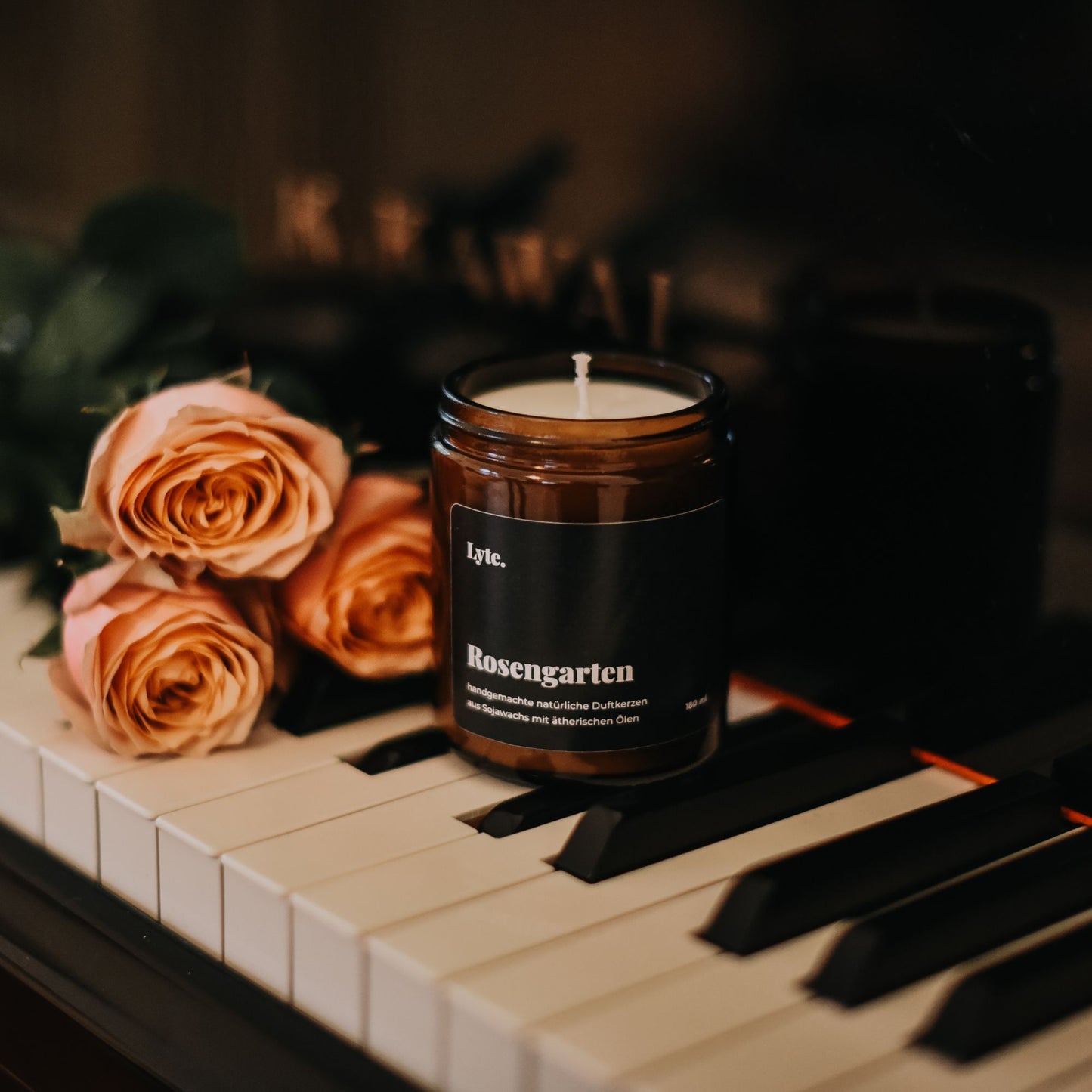Duftkerze Rosengarten 170g