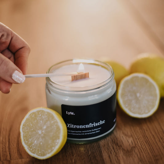 Duftkerze Zitronenfrische 250g